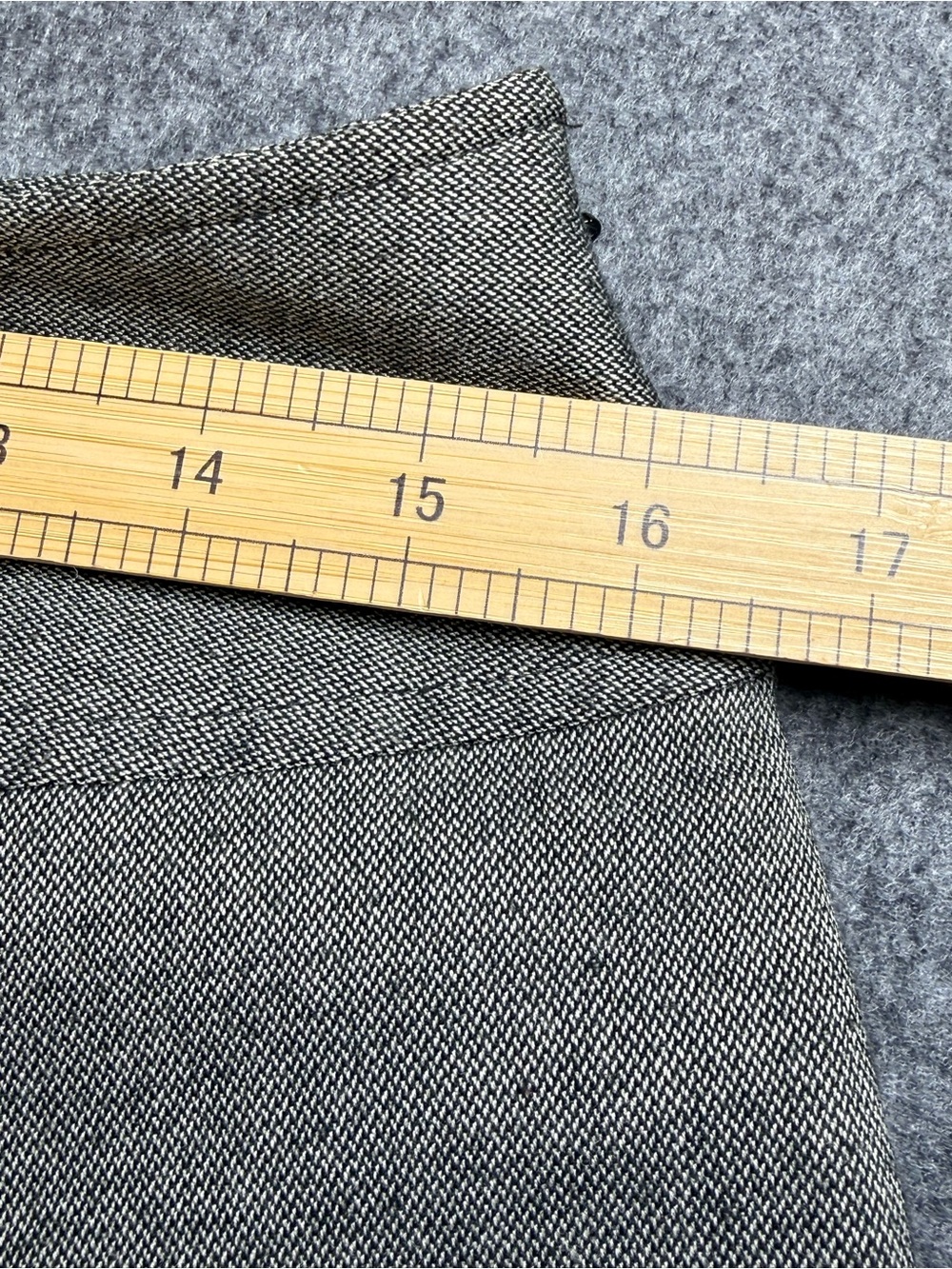 Geoffrey Beene Sport Gray Stretch Pleated A Line Skirt Size 6 Career Preppy - Picture 9 of 10